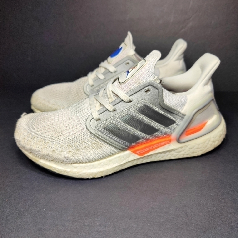 Adidas NASA x UltraBoost 20 White Silver Metallic Women Running Shoes Size 6.5